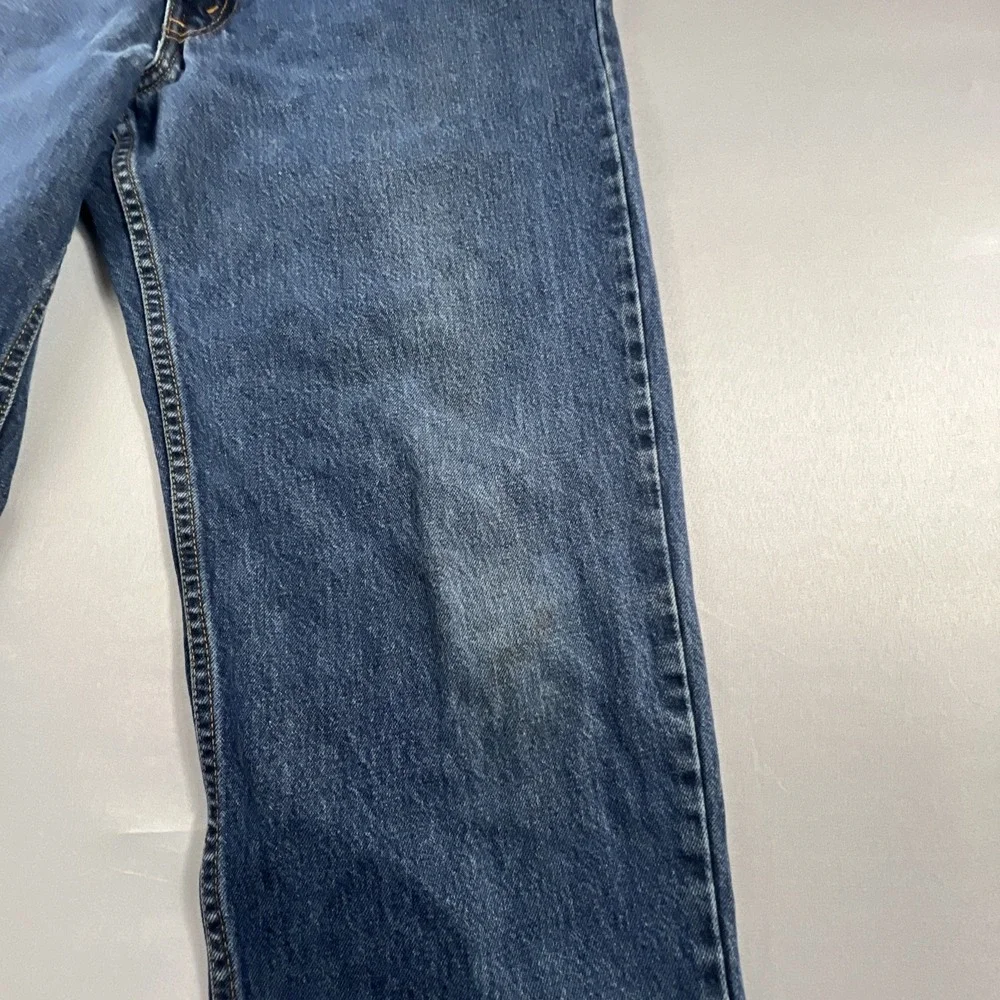 2000's Levi's 550 Jeans Men's Tag 36x32 Relaxed Fit Blue Denim Y2K Classic